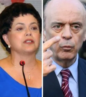 Dilma aparece com 53%, enquanto Serra tem 47%