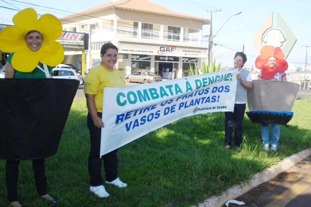 O slogan da campanha, este ano, é “Dengue: se você agir, podemos evitar”. 