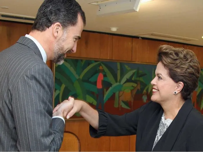  Presidente Dilma Rousseff durante encontro com o Príncipe Felipe de Astúrias no Palácio do Planalto