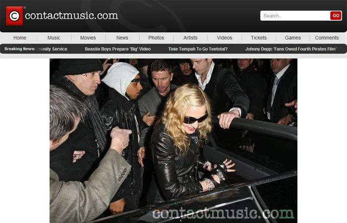  Madonna e o namorado saíram sem falar com a imprensa