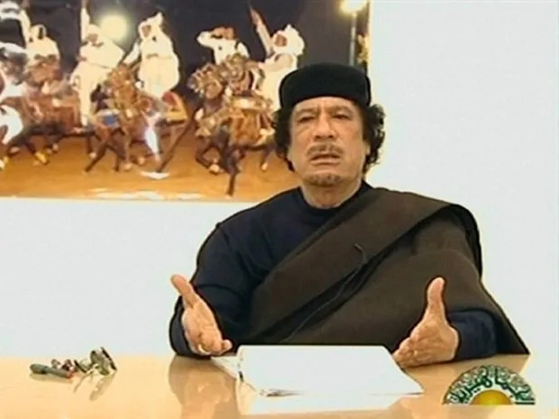  Kadhafi diz que guerra pode chegar ao Ocidente