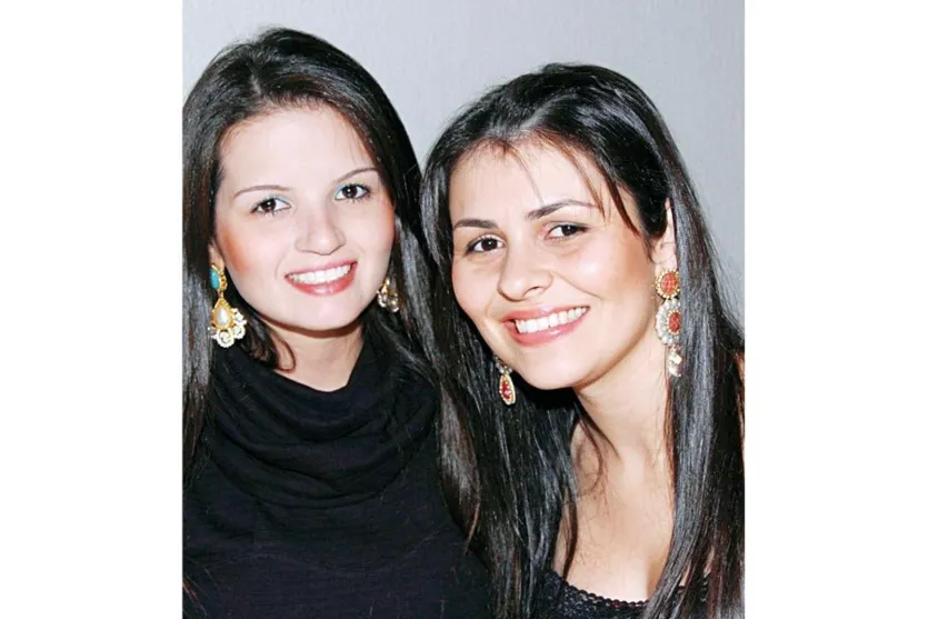   Registro das belas Aline e Andréia Damião  