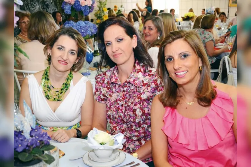   Josiany Matiuzzi Souza, Rosangela Casini e Rosana Fazzio  