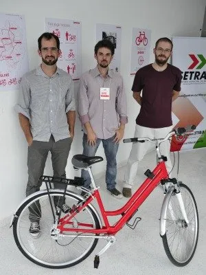 Os idealizadores do projeto, Rafael, Luiz Eduardo e Lucas 