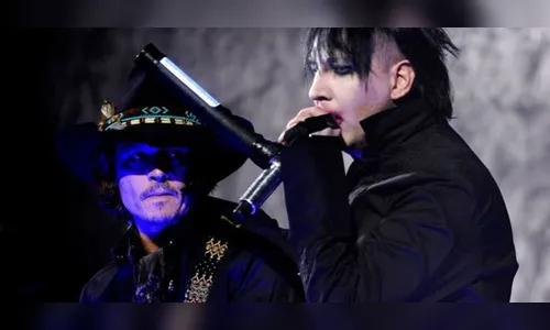 Johnny Depp  faz parceria com Marylin Manson