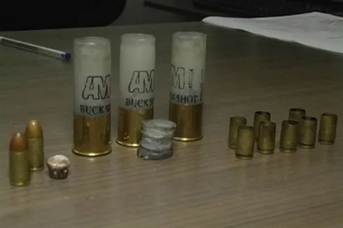  Cápsulas das armas recolhidas na boate