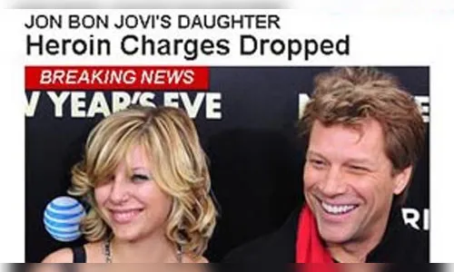 Filha de Jon Bon Jovi é presa após suposta overdose