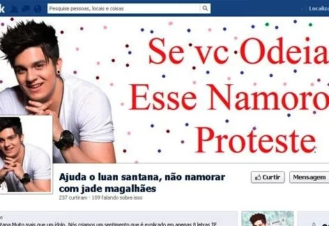 Fãs criam grupo no Facebook contra o namoro de Luan Santana