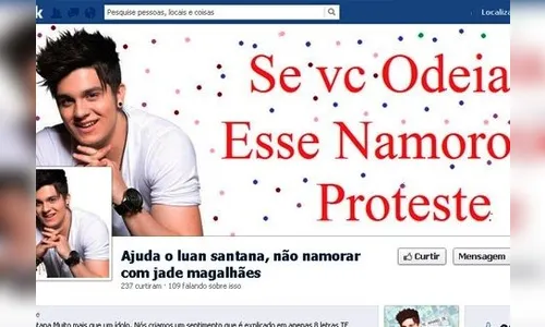 Fãs criam grupo no Facebook contra o namoro de Luan Santana