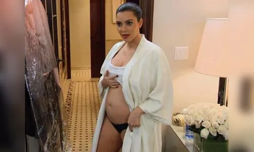 Kim Kardashian quer comer sua placenta para ficar ‘mais jovem