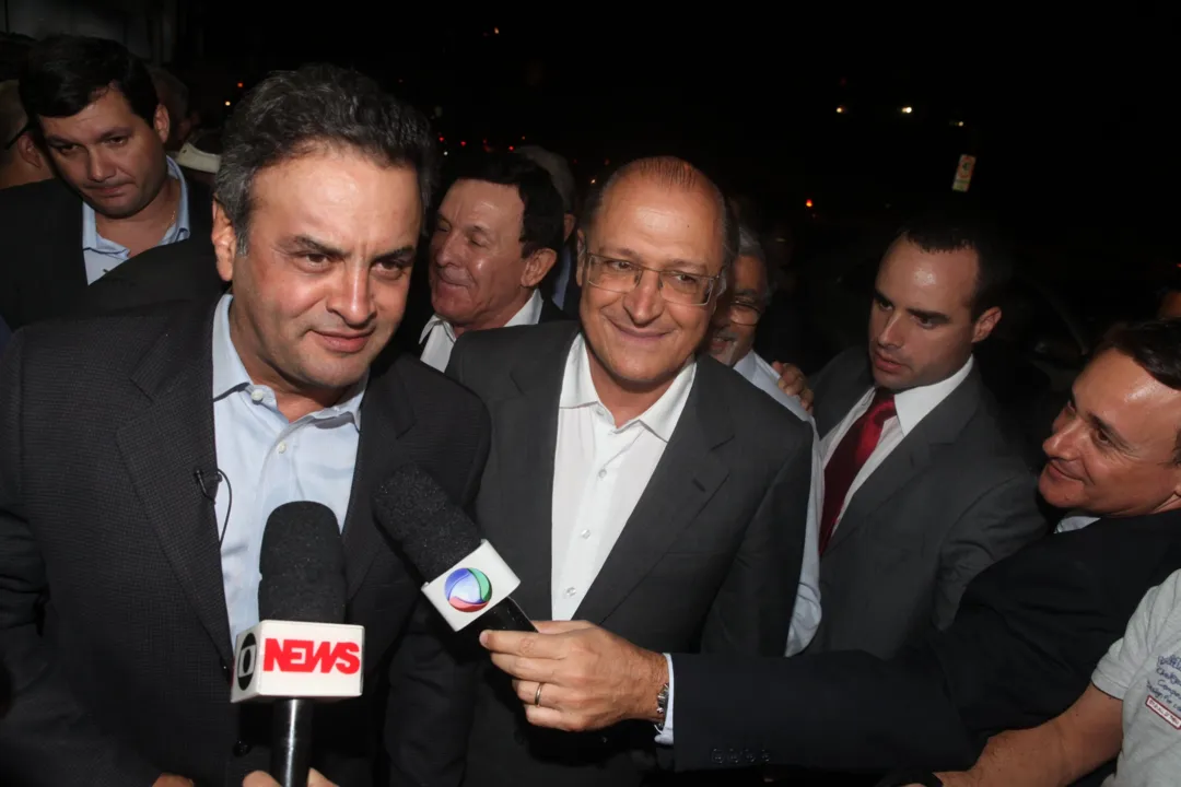 Geraldo Alckmin (PSDB) afirmou hoje que o senador mineiro Aécio Neves "já é o candidato" de seu partido à Presidência da República em 2014 - Crédito da foto: www.lidpsdbsenado.com.br 