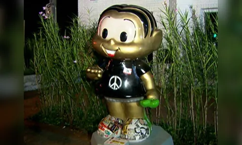 Estátua da Mônica inspirada em Frida Kahlo é arrematada por R$ 80 mil