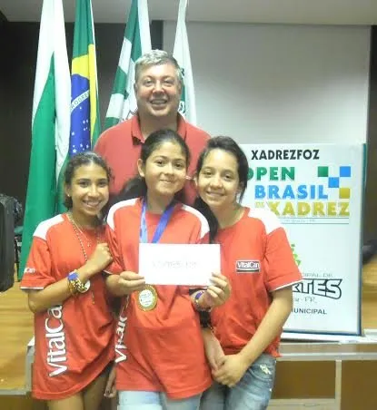  Andressa Zimmermman de Maringá, Fabíola Facinni de Apucarana em segundo e Maria Trivilin de Campo mourão conquistou o terceiro lugar no pódio