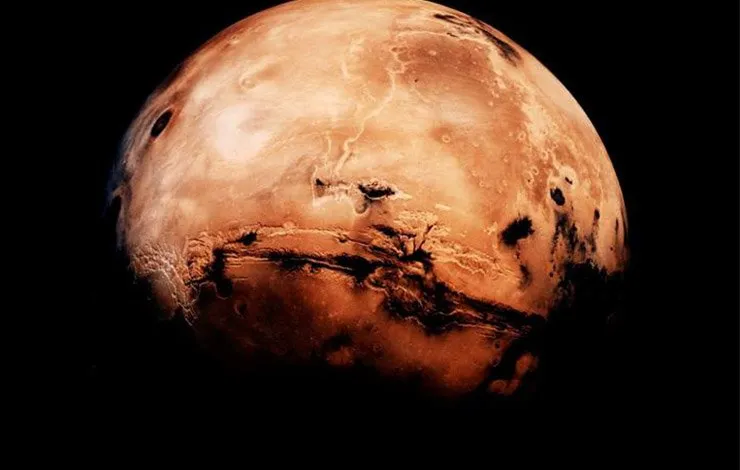 Marte ficará mais visível a olho nu hoje à noite Nasa/Lewis Research Center