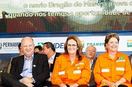 A Presidente da Petrobras inaugurou plataforma com Dilma ontem - Foto: Roberto Stuckert Filho/PR