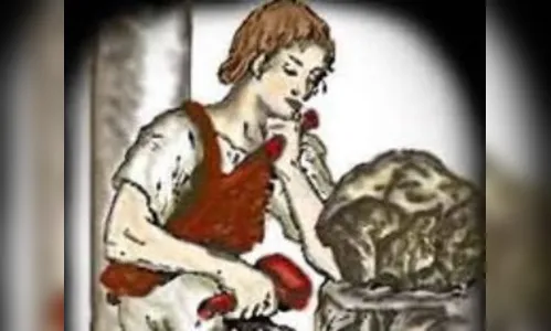 Há sempre um anjo escondido na pedra...