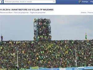  Imagem do estádio divulgada na página do Mazembe (Foto: Reprodução/Facebook/Mazembe)