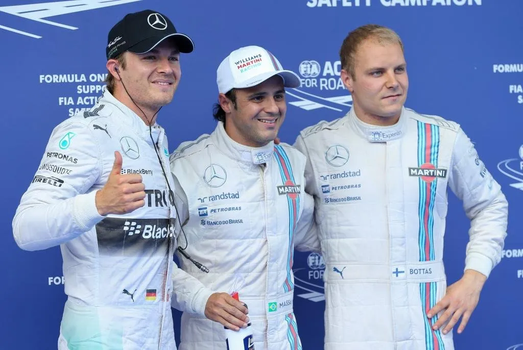 Felipe Massa elogia desempenho da Williams sob chuva (Arquivo)