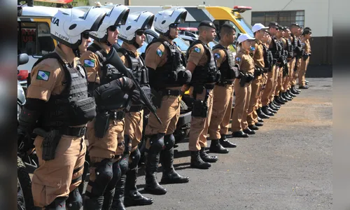 Arapongas comemora 7º aniversário de unidade da PM com entrega de medalhas