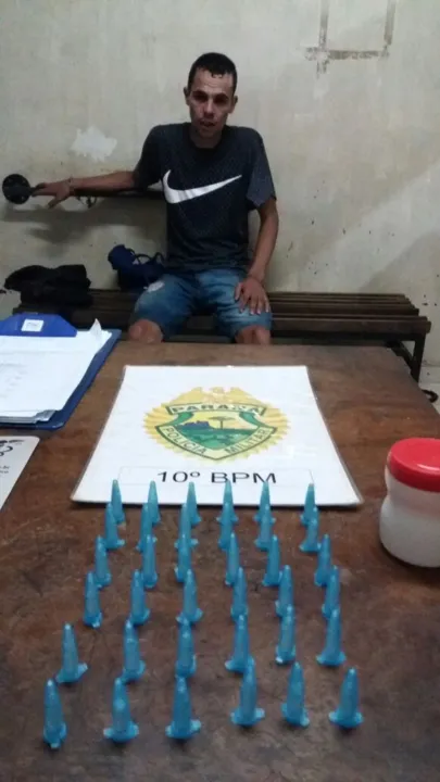 Cocaína foi apreendida no Conjunto Marcos Freire - Foto: Divulgação/PM