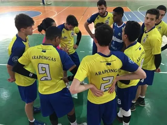 O vôlei masculino de Arapongas será um dos representantes nos Jogos da Juventude do Paraná - Foto: Divulgação