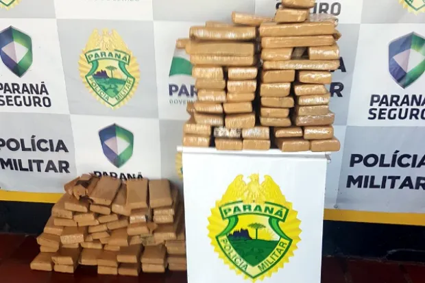 Droga seria entregue no Estado de São Paulo. (FOTO - reprodução/PRE)