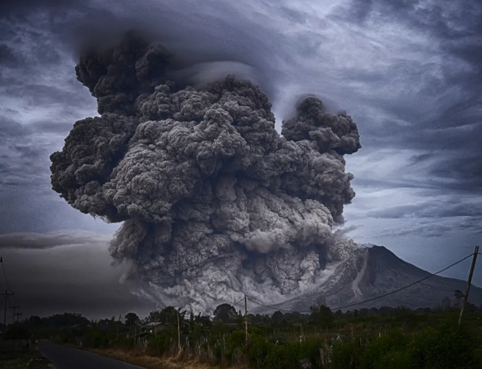 Geólogos revelaram origem da erupção que sepultou cidades inteiras - Foto: Pixabay