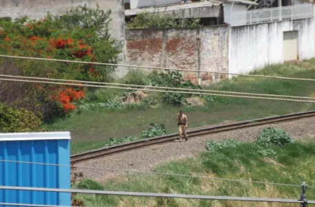 Mulher seguia pela pista de caminhada quando foi atacada pelo criminoso. |Foto - Reprodução/Jandaia Online