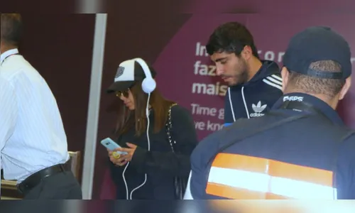 Anitta aparece ao lado do namorado, Thiago Magalhães