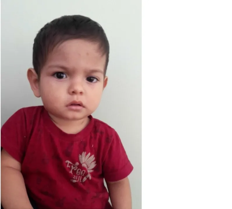 Menino encontrado em Cascavel tem pouco mais de 1 ano. Foto: Divulgação