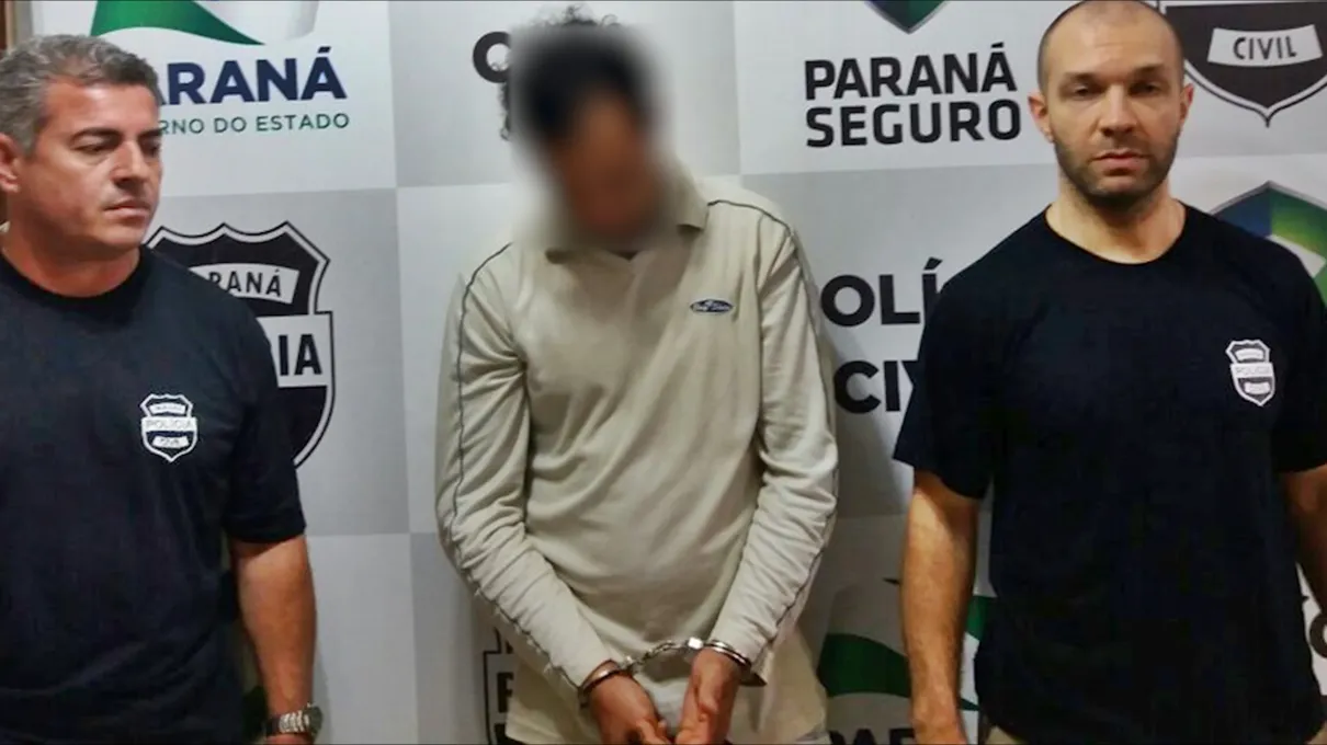 Suspeito foi preso nesta quarta-feira (25) em Ivaiporã. Foto: Divulgação/Polícia Civil
