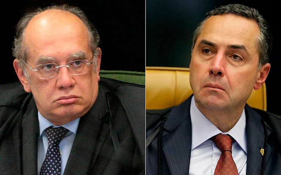 Gilmar e Barroso: discórdia no STF Foto - Correio da Bahia via Google