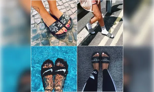 
							Chinelo slide é aposta de fashionistas de plantão 
						
						