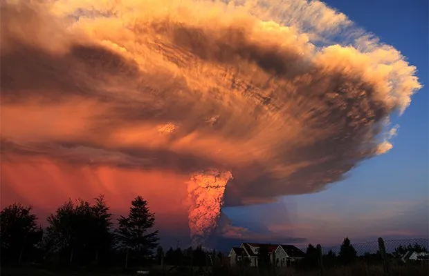Erupção do vulcão Calbuco, no Chile - Foto: AP/Imagem ilustrativa