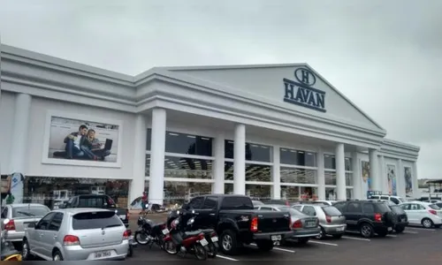 Quadrilha abre buraco em parede da Havan e foge levando diversos eletrônicos