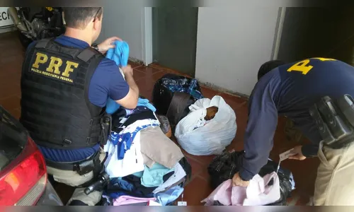 Trio é preso com roupas de grife furtadas em lojas de Apucarana, Arapongas e região