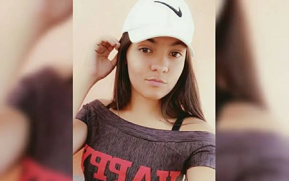 Rafaella Noviske, 16 anos foi atingida na cabeça por tiros disparados por um jovem de 19 anos. Foto: Arquivo pessoal