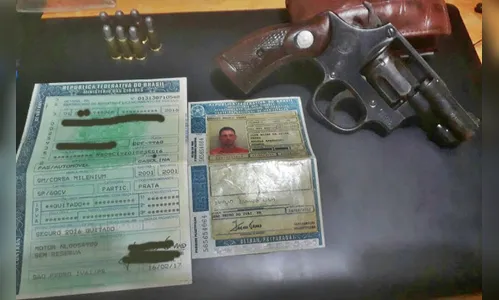 Motorista armado é preso em São Pedro do Ivaí