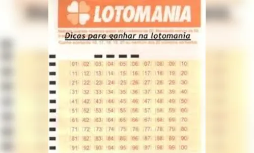 Aposta única leva R$ 1,2 milhão na Lotomania