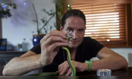 Músico se auto injeta veneno de serpentes há 30 anos para fortalecer organismo