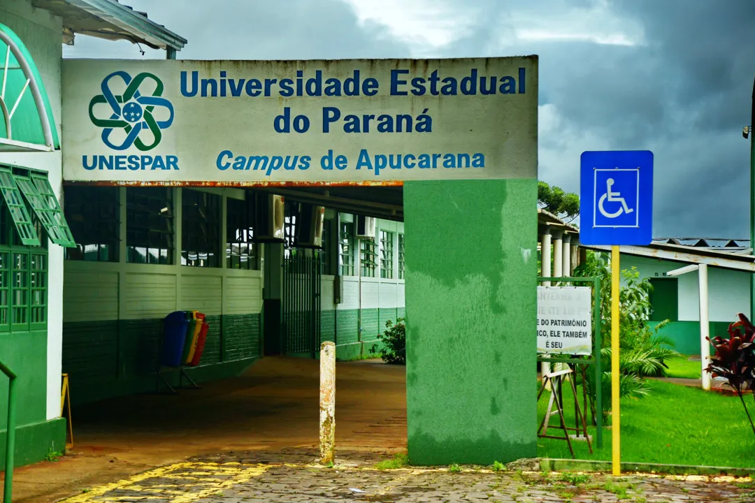 Direção do campus de Apucarana comunicou a suspensão das aulas. Foto: Tribuna do Norte