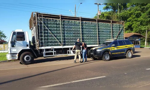 Homem é preso no PR com 2,8 toneladas de maconha escondidas em fundo falso de caminhão
