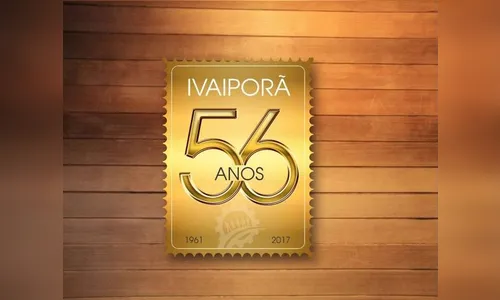Correios lançam selo dos 56 anos de Ivaiporã