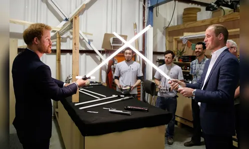 Príncipes William e Harry gravaram participações em Star Wars