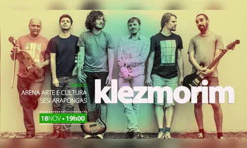 Klezmorim se apresenta hoje (18) em Arapongas 