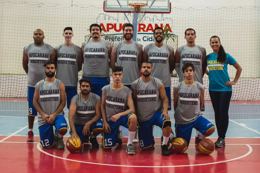 A equipe de basquetebol de Apucarana ficou em quarto lugar: quase veio o bronze |  Foto: SEED