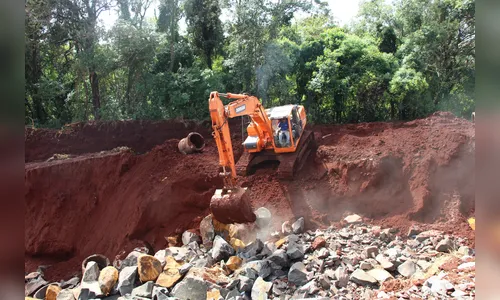 Prefeitura acelera obras para contenção de erosão do Jardim San Raphael