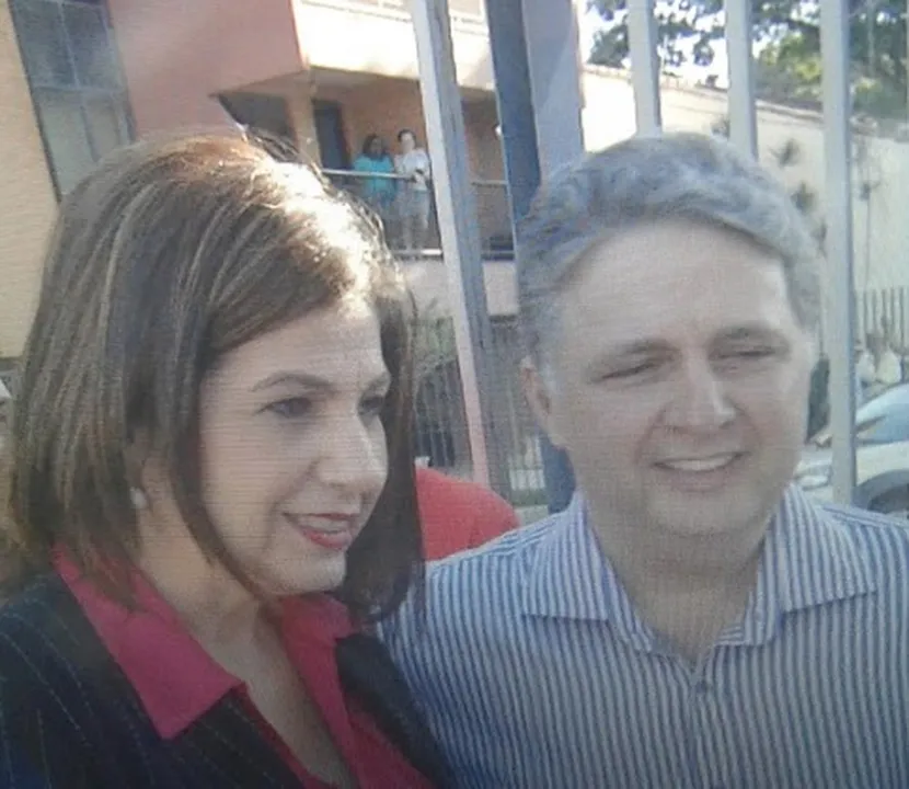 Rosinha e Anthony Garotinho (Foto: Reprodução/Inter TV)