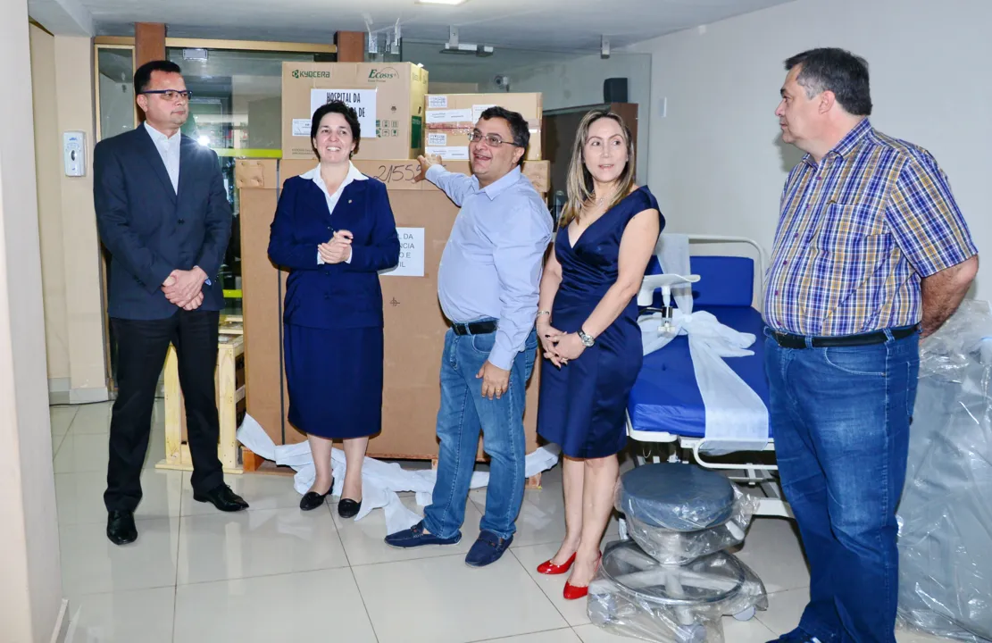Hospital da Providência recebeu equipamentos e inaugurou leitos (Delair Garcia)