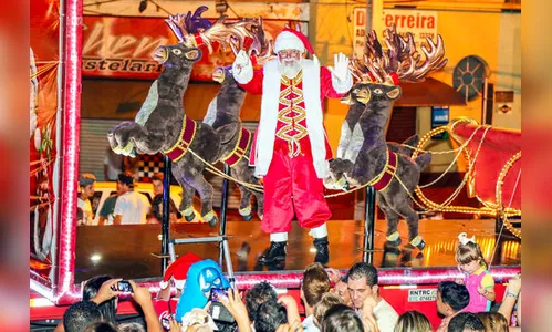 Papai Noel chega hoje em Apucarana